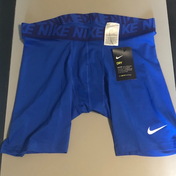 nike blue compression pants